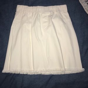 White skirt!
